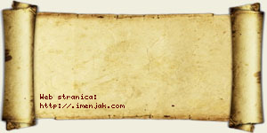 Danica Mioković vizit kartica